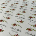 Customized paper texture stickers, personalized logos, wedding and birthday gift box stickers, design customization. 