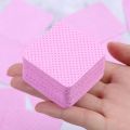 200PCS/Box Lint-Free Nail Polish Remover Cotton Gel Remover Cleaner Paper Pad Eyelash Glue Clean Cotton Sheet Nail Cotton Pads. 