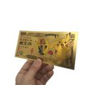 pokemon cards golden Pokemon Pikachu card classic children's memory collection 10000 gold coins Pikachu Charizard pocket ball Birthday Christmas giftParty Games Crafts. 