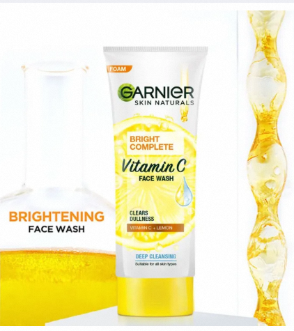 Garnier%20Bright%20complete%20vitamine%20C%20Face%20wash%20-%20Image%203