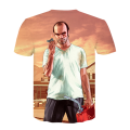 2022 New Grand Theft Auto Game GTA 5 Boys Summer T Shirts Cool GTA5 TShirt Colorful 3D Print T-shirt Tee Shirt Funny Tops. 