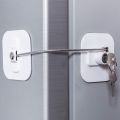 Fridge Lock,Refrigerator Locks,Freezer Lock with Key for Child Safety,Locks to Lock Fridge and Cabinets-1Pack. 