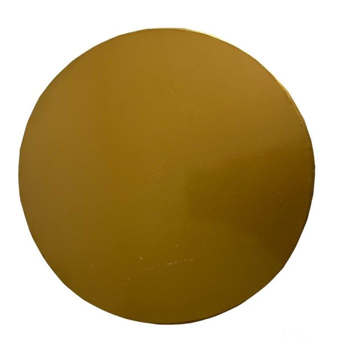 Cake Board Round Gold Colour Size 10 - Premium Quality 6 pcs