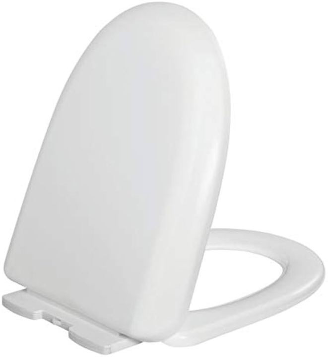 Commode Seat Cover Bathroom Seat Cover 13.5x16.5 inches / 34.5x42 cms Slow Down Soft Close Quick Release oval
