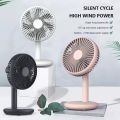 mini fan Portable Desk Fan 1200mAh Desktop Quiet Mini Cooling Fan USB Charging Air Cooler Table Fan 4-speed Electric Fan for Home CampingFashion Jewellery. 