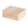 4x10 Pieces Square Balsa Wood Stick Block Unfinished Woodcraft Dowel Rod 50mm. 