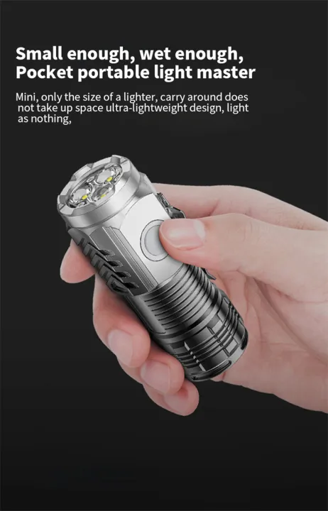 Portable%20Small%20Outdoor%20Multifunctional%20Camping%20Mini%20LED%20Torch%20Light%20Tactical%20USB%20Rechargeable%20Flashlight%20Touch%20Light%20Led%20Flashlight%20Torch%20Three%20Eyed%20Monsters%20Mini%20Flash%20Light%20-%20Image%205