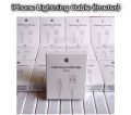 iphone Lightning To USB 1m Cable - White. 