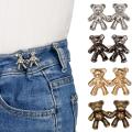 Adjustable Jean Buttons Pins for Loose Jeans 4 Sets Jeans Button Replacement Pant Clips for Waist Buckle. 