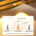 【Buy 1 Get Free Gift Warmtaste 60/80CM Led Motion Sensor Under Cabinet Light USB Rechargeable Magnetic Ultra Thin Kitchen Lamp 3-Color Dimming Cat Eye Light Strip for Room Wardrobe Wall. 