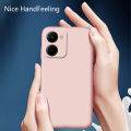 Sroof For Realme C33 Liquid Silicone Macaron Candy Color TPU Falling and shockproof Soft Phone Case Shell Protector Back Cover. 