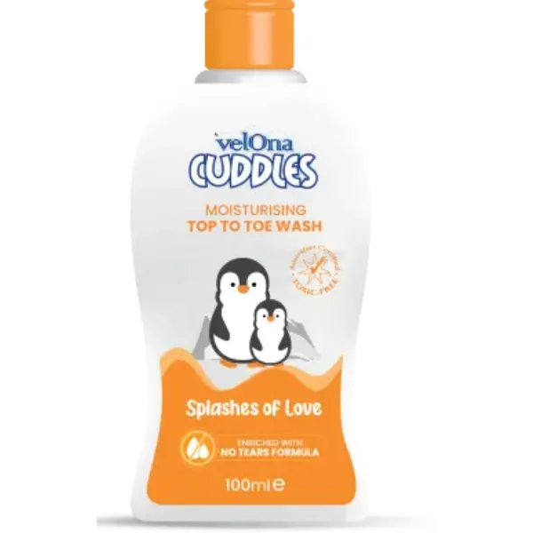 Velona Cuddles Moisturizing Top to Toe Wash 100ml 3