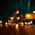 Horror Eyeball Lights Spooky Led Eyeball String Lights for Halloween Decor Create A Haunting with Twinkling Ghost Eyes Halloween String Lights. 