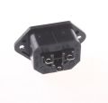 IEC-320 C13 Female PCB Mount Panel Power Socket. 