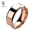 Sunny 1 Pc Ring Uni Stainless Steel Mirror Lightweight Finger Ring for Wedding. 