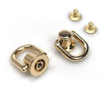 2PCS D-shaped Ring Bag Side Clip Buckles Handbag Chain Handles Connector MKL. 