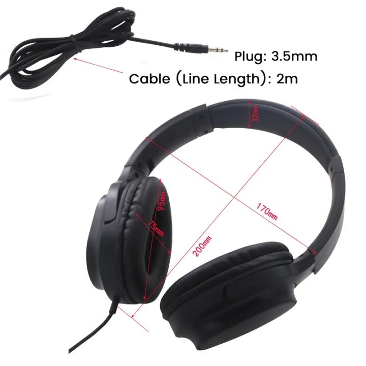 Guitar%20Headphone%20Audio%20Mixer%20over%20Ear%20Headset%20Retractable%20Foldable%20Wired%20Stereo%20Headphone%20-%20Image%202