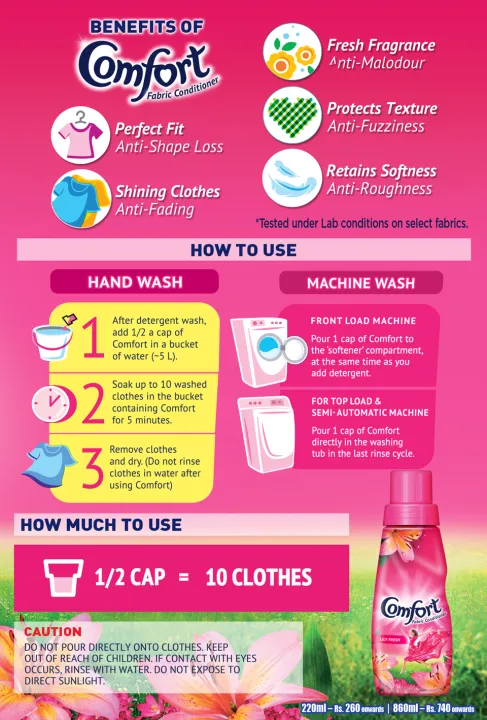 Comfort%20Lily%20Fresh%20Fabric%20Conditioner,%20860ml%20-%20Image%204