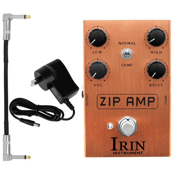 AN-39 Electric Guitar Effects Pedal Strong Compression Overdrive with COMP Toggle Guitar Effect Pedal with COMP Toggle Switch AU Plug