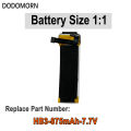 DODOMORN 100% New 875mAh HB3-875mah-7.7V High Quality Battery For DJI OSMO Pocket 1 POCKET 2 Series 2ICP5/22/65 Fast Delivery. 