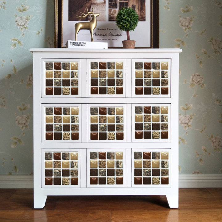 1/10PCS%203D%20Self-adhesive%20Mosaic%20Crystal%20Tile%20Wall%20Stickers%20Wallpaper%20Waterproof%20Wall%20Panels%20DIY%20Home%20Decor%20-%20Image%205