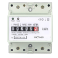 1 Piece Electric Single Phase Two Wire Energy Meter KWh Counter AC 220V 100A Consumption Analog Electricity Wattmeter (A). 