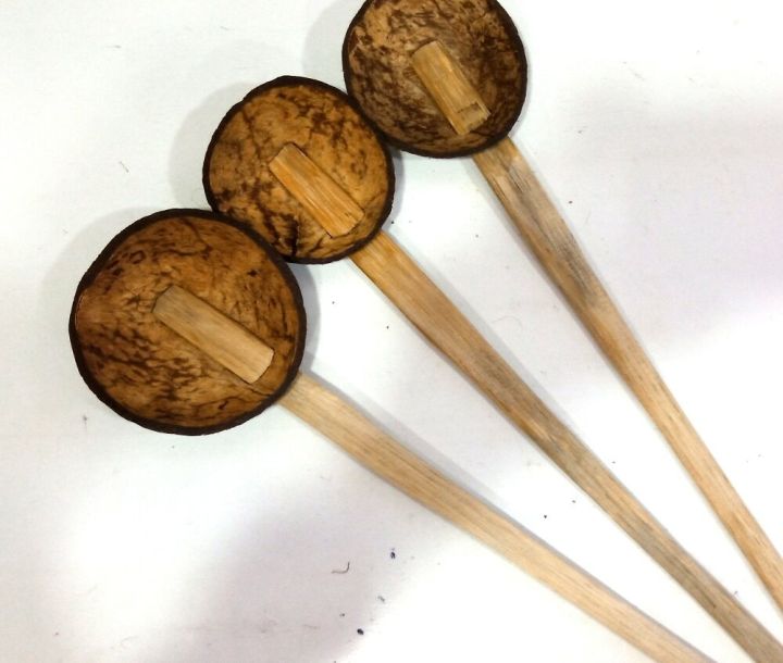 Handmade Coconut Shell Spoons Kitchen tools Traditional 100% Eco Friendly  product of jaffna