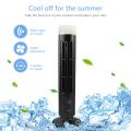 Portable Tower Fan Cooler Fan Desktop Cooling Fan Bladeless with Light USB Plug-in Or Battery Powered 2-speed for Home Office. 