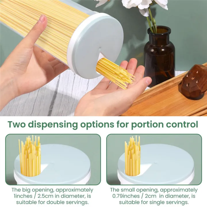 PP%20Tall%20Food%20Storage%20Spaghetti%20Noodle%20Pasta%20Container%20with%20Locking%20Lid%20Clear%20Dry%20Food,Light%20Green%20Easy%20to%20Use%2027.5%20X%208.5cm%20-%20Image%203
