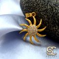 gold plated Stylish Rich Look Good Quality Gold Plated Star Sun Theme For Women. 