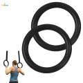 2x Gymnastics Rings Training Rings for Women Men Non Slip Rings Training Pull up Exercise Rings Gym Rings Fitness Equipment. 