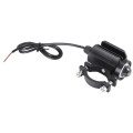 Motorcycle Projector Lens Dual Color Car ATV LED Headlight Auxiliary Spotlight for Scooter Lamp. 