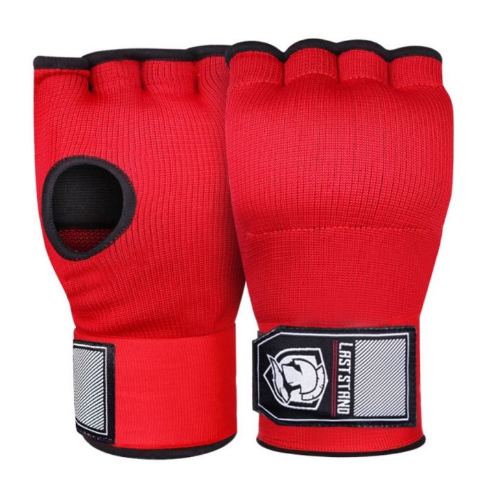 Elasticated Gel Boxing Hand Wraps Inner Gloves Stabilize Lazy Long Wrist Straps Punching Boxing Gloves Easy To Wear Quick Hand Wrap Fist Knuckle Wrist Protector Muay Thai