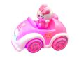 Hello Kitty 5D Light Toy Car Battery Operated Lightning Disco, Music, Bump n Go & Omni-Directional. 
