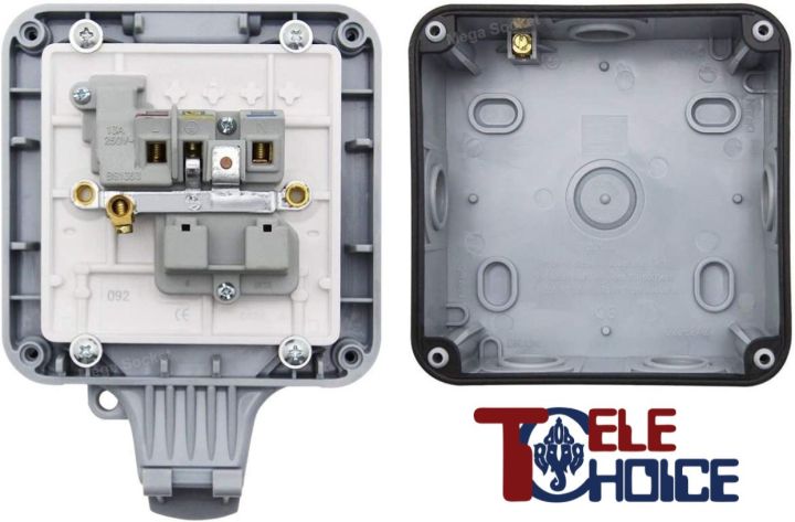 Single%20Waterproof%20Weatherproof%20Outdoor%20IP66%20MD-HWD4101%20Modi%2013A%20Switched%20Socket%20Cover%20Rainstorm-Proof%20Outdoor%20Splash-Proof%20Box%20%5BID:%204964%5D%20-%20Image%203