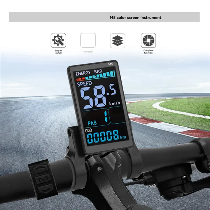 M5%20Electric%20Bike%20Color%20LCD%20Display%20Meter%2036V%2048V/30A%2012%20Tube%20Sine%20Wave%20Controller%20E%20Scooter%20LCD%20Panel%20for%20Mountain%20EBike%20-%20Image%203