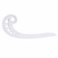 SODIAL(R) 11.8" Long Comma Shaped Plastic Transparent French Curve Ruler Spline. 