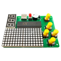 DIY Pixel Game Maker Kit Electronics DIY Soldering Project Practice Solder Learning Assembly with Shell Race Car Games. 