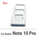 100% New SIM Card Chip Slot Drawer SD Card Tray Holder Adapter For Xiaomi Redmi Note 10 Pro / Note 11 4G +Pin Tool. 