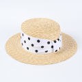 【EleganceEssence】fashion wave point vacation straw hats for women summer UV beach hat ladies outdoor visor caps wholesale. 