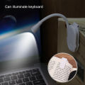 USB Rechargeable Portable 3 Color Reading Light Book Lamp For Reading. 