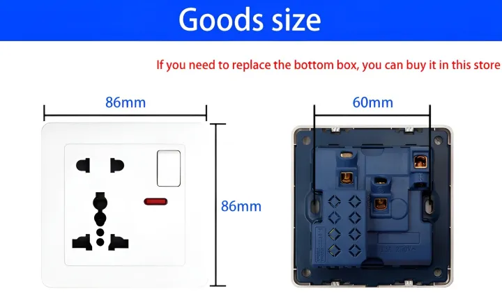Universal%20Socket%20Panel%2013A%20Wall%20Socket%20Plug%20Standard%20Gray%20Outlet%20AC%20230V%20Wall%20Switch%20Controls%20Power%20Socket%20-%20Image%204