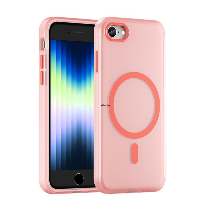 Luxury%20soft%20SE3%20Magsafe%20protective%20case%20SE4%20for%20iPhone%207%20wireless%20charging%20Apple%208%20magnetic%20jelly%20SE2%20transparent%20protective%20cas%20-%20Image%207