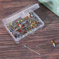 250 Pieces Sewing Pins Ball Glass Head Pins Straight Quilting Pins For Dressmaker Jewelry Decoration. 