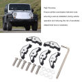 Hard Top Retainer Nut Reliable Vibration Reduction Quiet Operation Durable Hard Top Hardware Kit with Clip for Wrangler JK JKU. 
