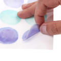 Watercolor Watercolor dots wall stickers Vibrant Hand drawn Colorful Circles hand drawn wall decals Removable Pink blue wall. 