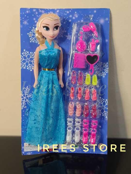 Disney Frozen Elsa Doll Princess doll with accessories Sets Snow Queen Children girls toys Doll Play birthday gift