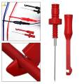 Multimeter Leads Test Hook Clip for Automotive Test Electrical Measuring Red. 