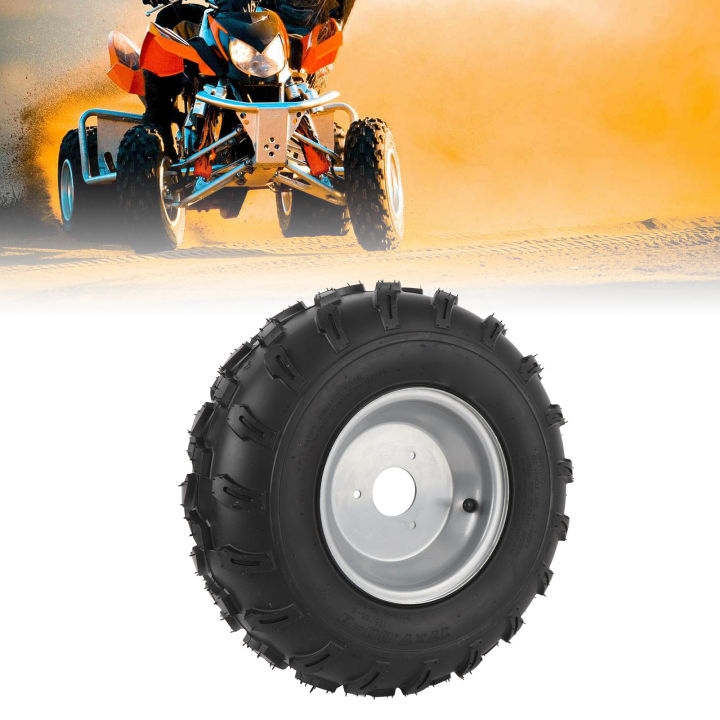 17X7.00-8%20ATV%20Rim%20Tire%20Enhanced%20Grip%208%20Inch%20ATV%20Wheel%20Rim%20Tire%20Assembly%20for%20Mini%20Bike%20-%20Image%202