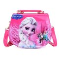 Disney Kindergarten Girl Frozen Princess Shoulder Bag PU Children cartoon Elsa Handbags Travel Outlet Crossbody Bag. 
